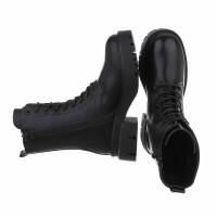 Damen Schnürstiefeletten - blackpu