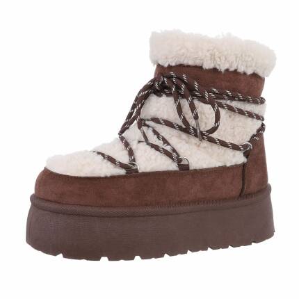 Damen Winterstiefeletten - brown Gr. 36