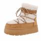 Damen Winterstiefeletten - camel Gr. 37