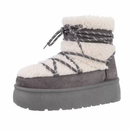 Damen Winterstiefeletten - grey Gr. 38