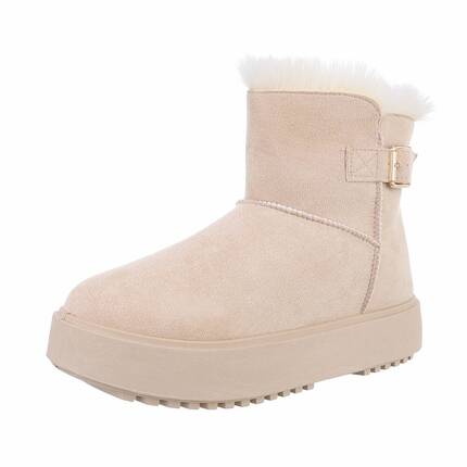 Damen Winterstiefeletten - beige