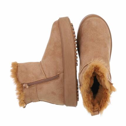 Damen Winterstiefeletten - camel