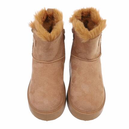 Damen Winterstiefeletten - camel