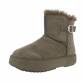 Damen Winterstiefeletten - green Gr. 36