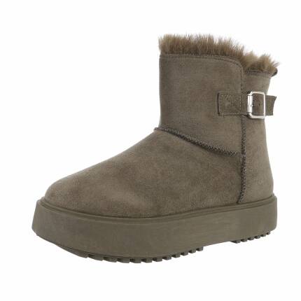 Damen Winterstiefeletten - green Gr. 37