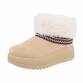 Damen Winterstiefeletten - beige - 12 Paar