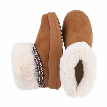 Damen Winterstiefeletten - camel