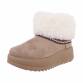 Damen Winterstiefeletten - khaki Gr. 40