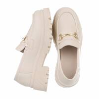 Damen Slipper - beige