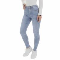 Damen High Waist Jeans von Laulia - blue