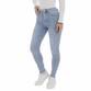 Damen High Waist Jeans von Laulia - blue