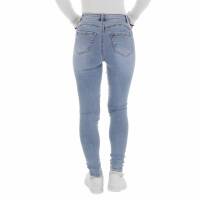 Damen High Waist Jeans von Laulia - blue