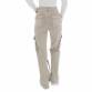 Damen High Waist Jeans von Laulia - beige