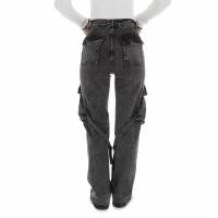 Damen High Waist Jeans von Laulia - grey