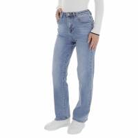 Damen High Waist Jeans von Laulia - blue