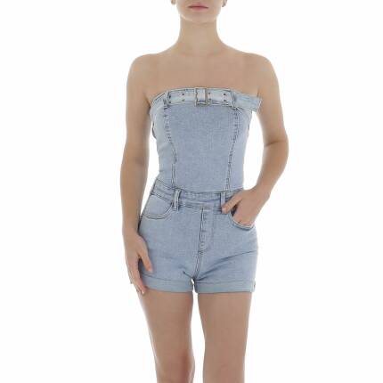 Damen Kurzer Jumpsuit von Laulia Gr. L/40 - blue