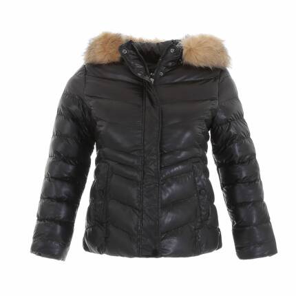 Damen Winterjacke von Nature Gr. 3XL/46 - black