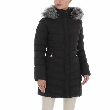 Damen Kurzmantel von Nature Gr. L/40 - black