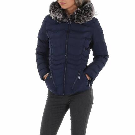 Damen Winterjacke von Nature - mediumblue