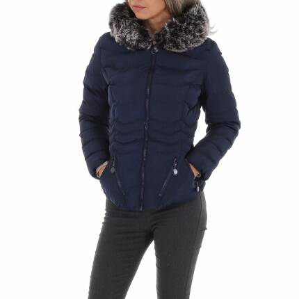 Damen Winterjacke von Nature Gr. L/40 - mediumblue