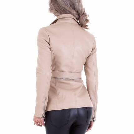 Damen Bikerjacke von NOEMI KENT - beige