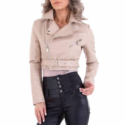 Damen Bikerjacke von NOEMI KENT - beige