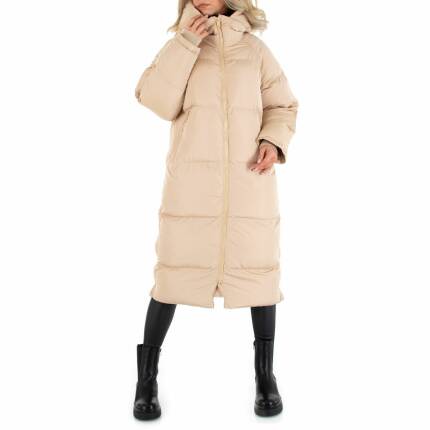 Damen Wintermantel von White ICY Gr. XL/42 - taupe