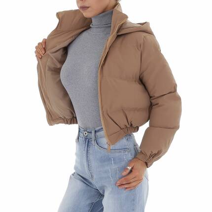 Damen Winterjacke von White ICY - taupe