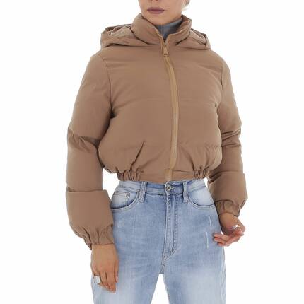 Damen Winterjacke von White ICY Gr. L/40 - taupe