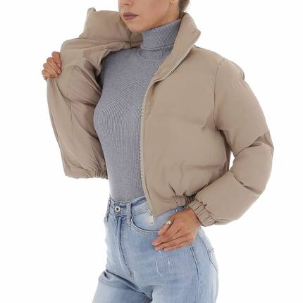 Damen Winterjacke von White ICY - taupe