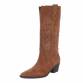 Damen Echtleder High-Heel Stiefel - camel Gr. 37