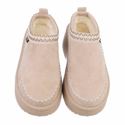 Damen Winterstiefeletten - beige