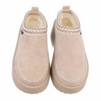 Damen Winterstiefeletten - beige