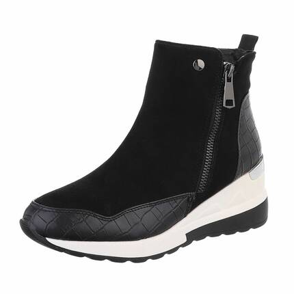 Damen Keilstiefeletten - black