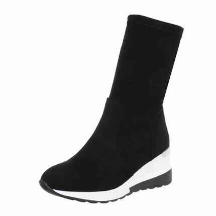 Damen Keilstiefeletten - black