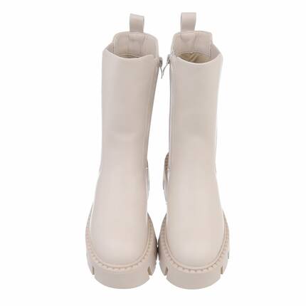 Damen Chelsea Boots - beige