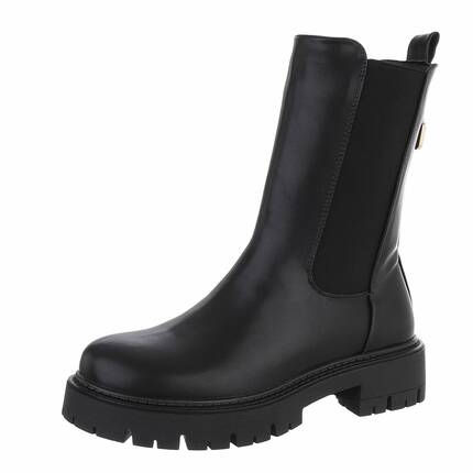 Damen Chelsea Boots - black - 12 Paar