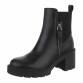 Damen High-Heel Stiefeletten - black Gr. 36