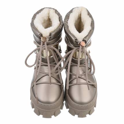 Damen Winterstiefeletten - gold