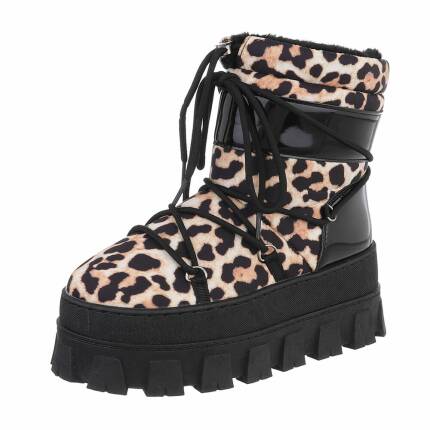 Damen Winterstiefeletten - leopard