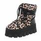 Damen Winterstiefeletten - leopard Gr. 37