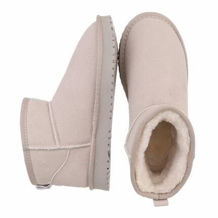 Damen Winterstiefeletten - beige