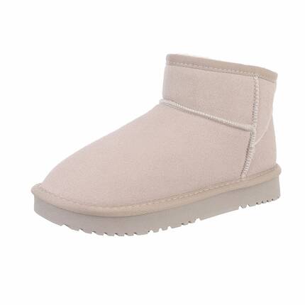 Damen Winterstiefeletten - beige - 12 Paar