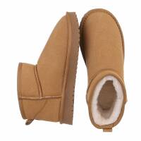 Damen Winterstiefeletten - camel