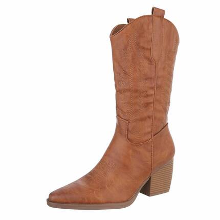 Damen Western- & Bikerboots - camelpu