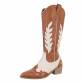 Damen Western- & Bikerboots - camelbeige