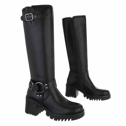 Damen High-Heel Stiefel - black