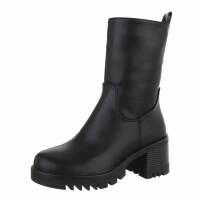 Damen High-Heel Stiefeletten - black