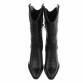 Damen Western- & Bikerboots - blackpu