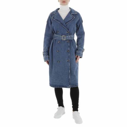 Damen Trenchcoat von Emma&Ashley Gr. L/40 - blue